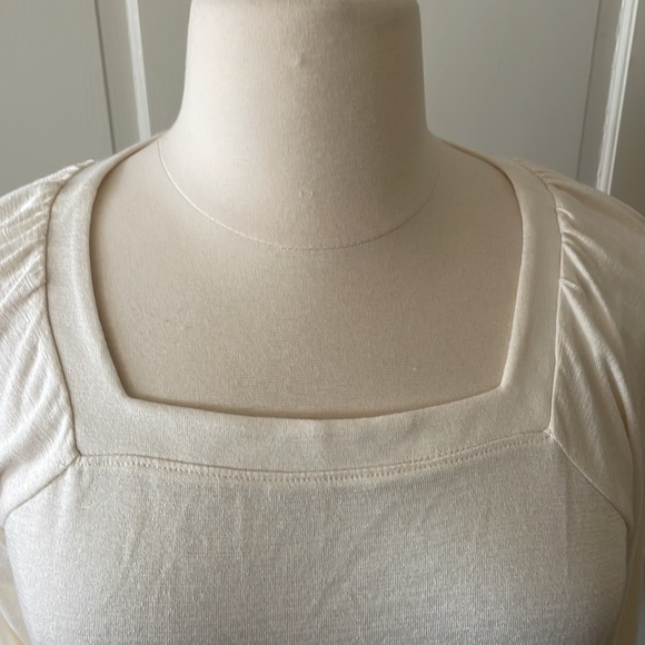 ❤️ Loft NWT long sleeve cream knit top ❤️ - Picture 2 of 8